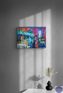 EL MANANTIAL OAXACA, 66X51 CM, Olieverf op doek, Marios Orozco
