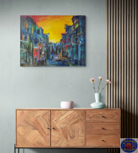 HAVANA IN THE MORNING, 100X78 CM, Oil on canvas, Marios Orozco