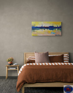 Blick von Syddyssen, 100X50 CM, Öl auf Leinwand, Von Marios Orozco