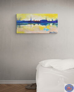 Blick von Syddyssen, 100X50 CM, Öl auf Leinwand, Von Marios Orozco