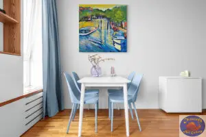 Kanalrundfart Christianshavn, Oil on canvas, By Marios Orozco