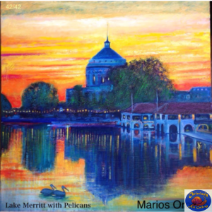 Lake Merrit With Pelicans