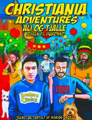 Christiania Adventures; Rejsen til Marocco, Ali og Tjalle, Comicbook by Marios Orozco
