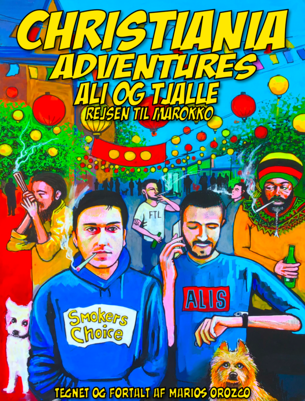 Christiania Adventures; Rejsen til Marocco, Ali og Tjalle, Comicbook by Marios Orozco