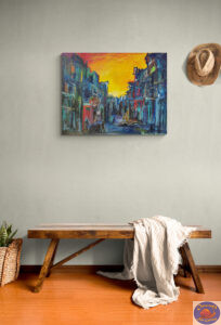 HAVANA IN THE MORNING, 100X78 CM, Oil on canvas, Marios Orozco