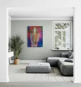The Supermodel, 90,5X121 CM, Λάδι σε καμβά, του Μάριου Ορόσκο, Christiania Art Gallery