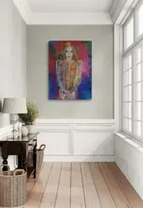 The Supermodel, 90,5X121 CM, Λάδι σε καμβά, του Μάριου Ορόσκο, Christiania Art Gallery