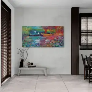 Springtime Delight, 155X80 CM, Oil on canvas, by Marios Orozco, Christiania Art Gallery
