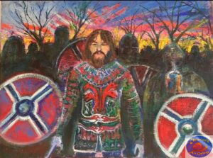 Arne, Oil painting by Marios Orozco