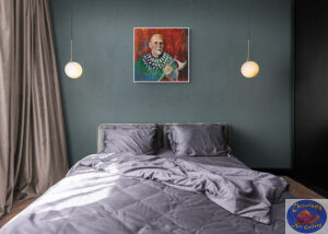 Portrait of Gamle Niels by Marios Orozco