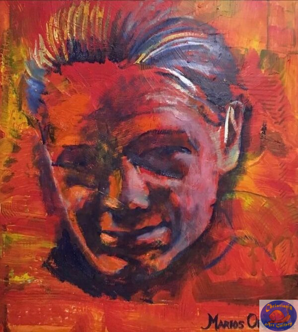 Cykel Jørgen Oil painting by Marios orozco