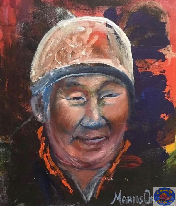 Eru (Aeroplane) Dynamit Harry, oil painting by Marios Orozco