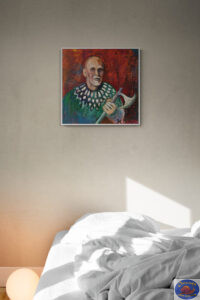 Portrait of Gamle Niels by Marios Orozco