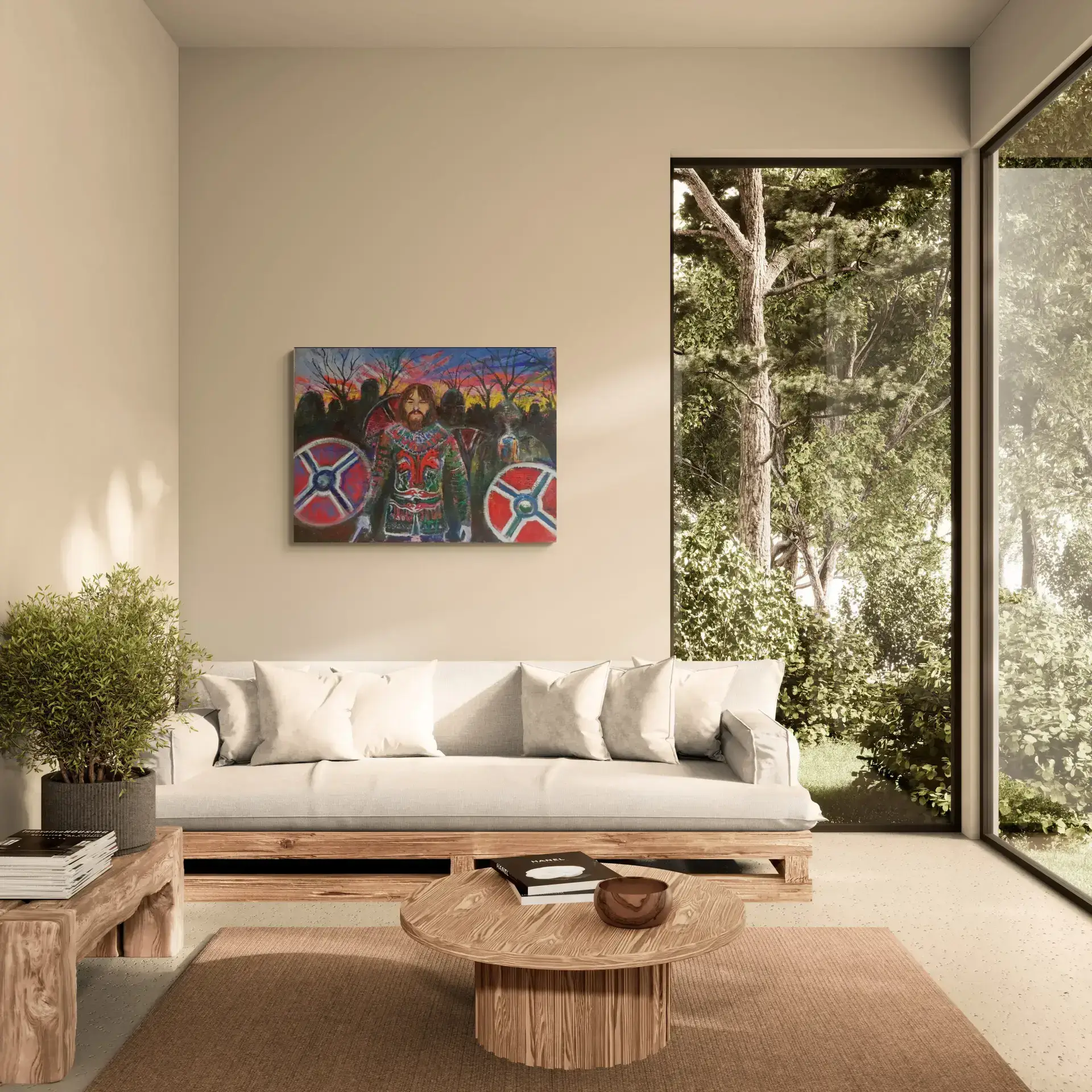 Arne, 101X75 CM, Oil on canvas, by Marios Orozco, Christiania Art Gallery