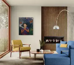 Benjamin Armstrong, 94X144 CM, Oil on canvas, by Marios Orozco, Christiania Art Gallery
