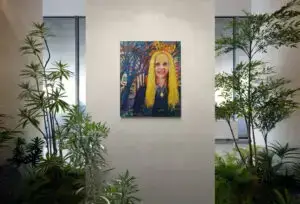 Anette Steinhart, 61x76 CM, Oil on canvas, By Marios Orozco, Christiania Art Gallery