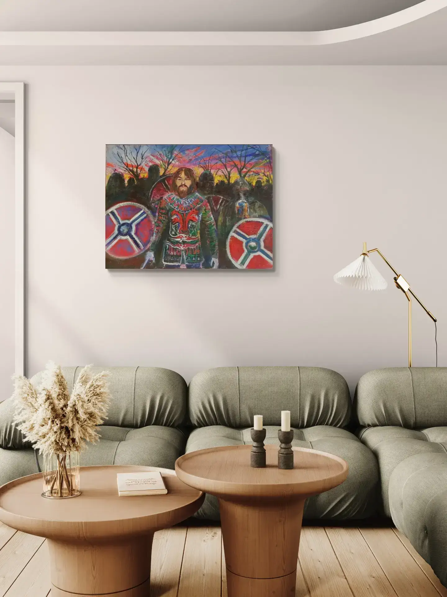 Arne, 101X75 CM, Oil on canvas, by Marios Orozco, Christiania Art Gallery