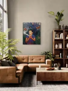 Benjamin Armstrong, 94X144 CM, Oil on canvas, by Marios Orozco, Christiania Art Gallery