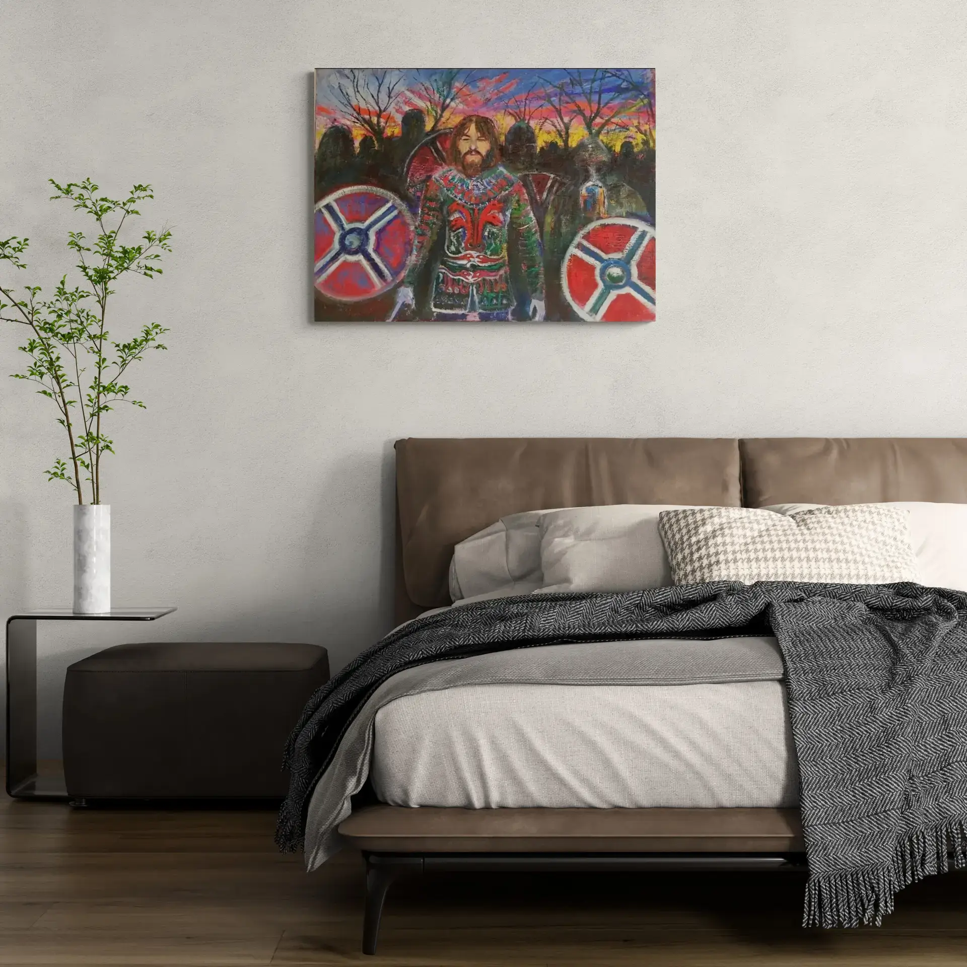 Arne, 101X75 CM, Oil on canvas, by Marios Orozco, Christiania Art Gallery