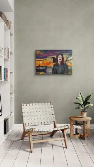 Charlie, 91,5X60,5 CM, Oil on canvas, by Marios Orozco, Christiania Art Gallery