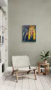 Anette Steinhart, 61x76 CM, Oil on canvas, By Marios Orozco, Christiania Art Gallery