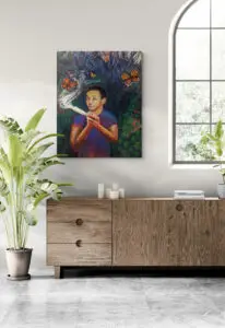 Benjamin Armstrong, 94X144 CM, Oil on canvas, by Marios Orozco, Christiania Art Gallery