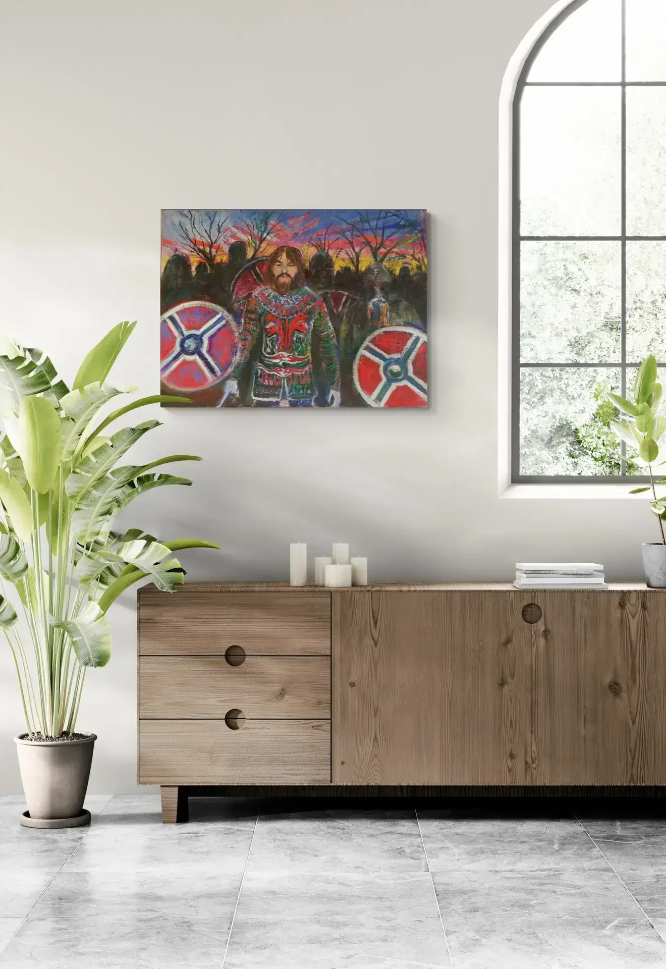 Arne, 101X75 CM, Oil on canvas, by Marios Orozco, Christiania Art Gallery