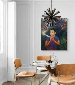 Benjamin Armstrong, 94X144 CM, Oil on canvas, by Marios Orozco, Christiania Art Gallery