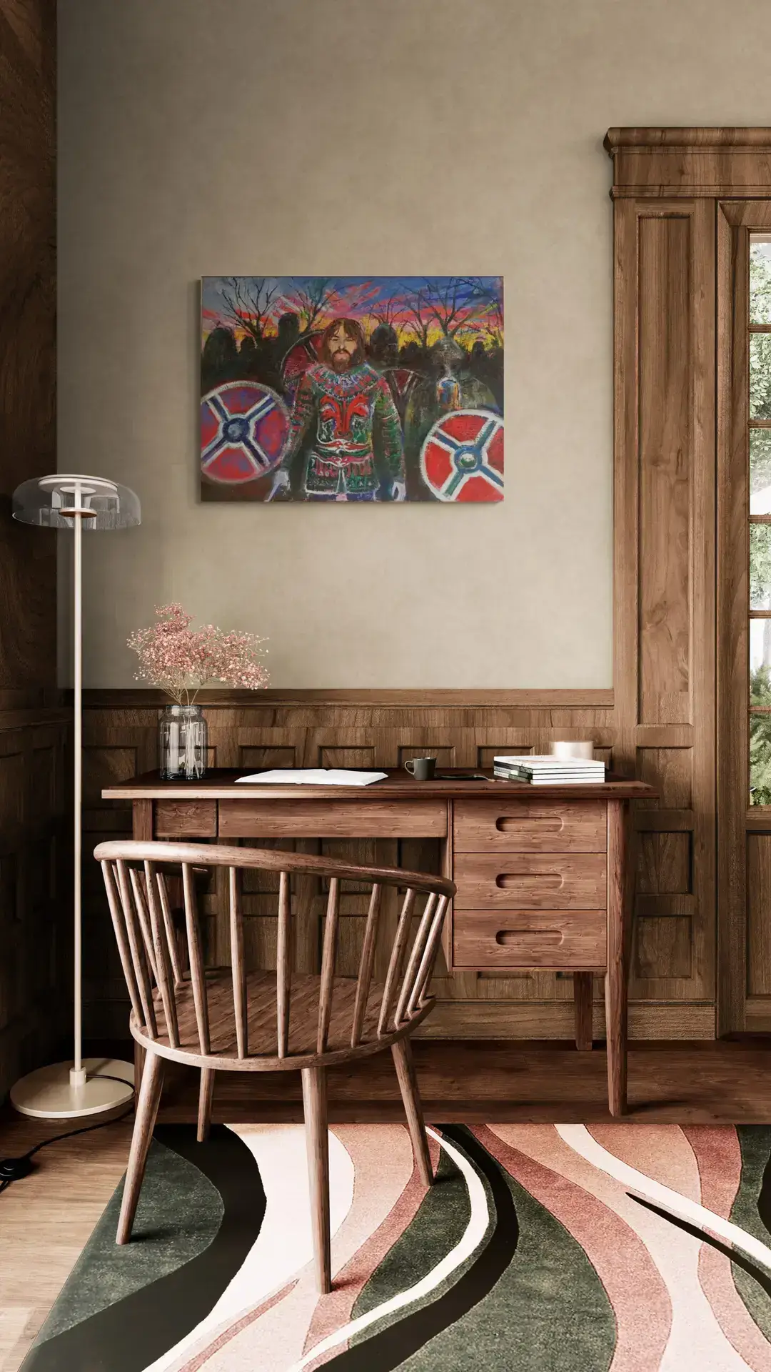 Arne, 101X75 CM, Oil on canvas, by Marios Orozco, Christiania Art Gallery