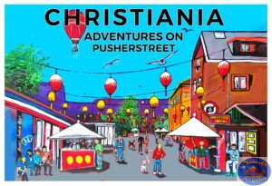 Adventures in Christiania Posters A-Series Posters Size: 61X43 CM