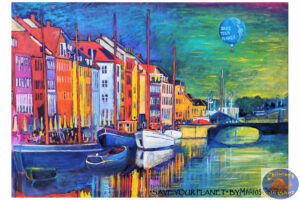 Copenhagen Posters B-Series Posters Size: 61X43 CM