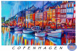 Copenhagen Posters B-Series Posters Size: 61X43 CM