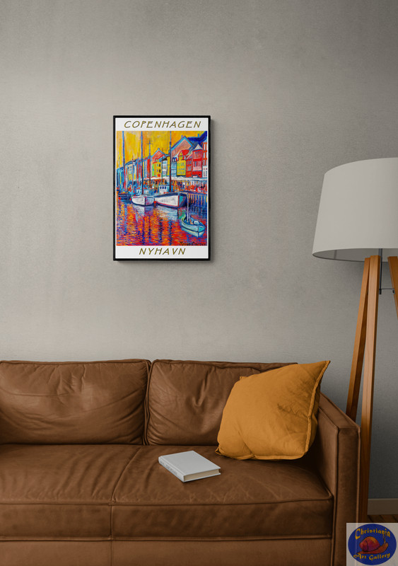 Copenhagen Posters B-Series Posters Size: 61X43 CM