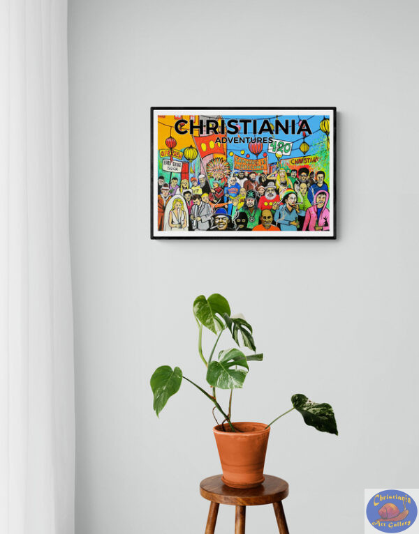 Adventures in Christiania Posters A-Series Posters Size: 61X43 CM