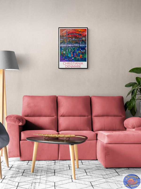Christiania Posters C-Series Posters Size: 61X43 CM