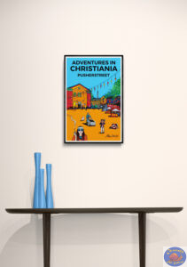 Adventures in Christiania Posters A-Series Posters Size: 61X43 CM
