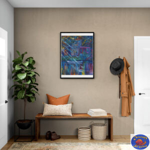 The Hidden World Poster, 61X89 CM, By Marios Orozco, Christiania Art Gallery