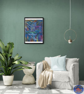 The Hidden World Poster, 43X61 CM, By Marios Orozco, Christiania Art Gallery