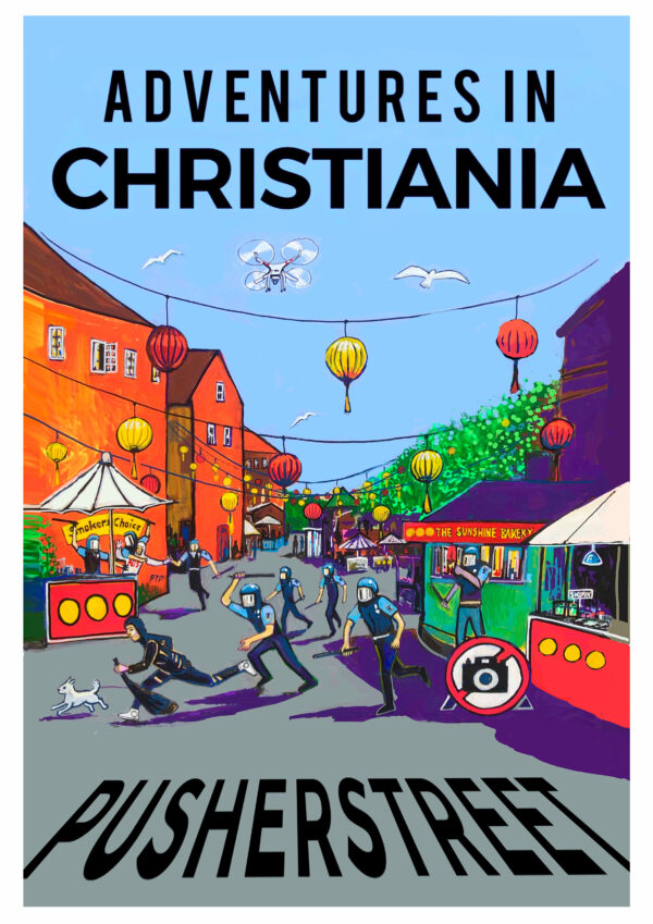 Adventures in Christiania Posters A-Series Posters Size: 61X43 CM