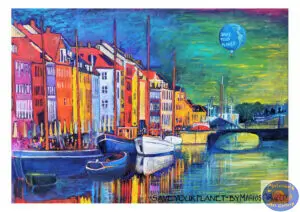 Copenhagen Poster, by Marios Orozco, Christiania Art Gallery