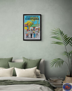 Adventures in Christiania Posters A-Series Posters Size: 61X43 CM
