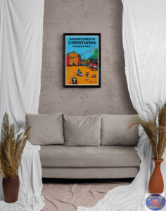 Adventures in Christiania Posters A-Series Posters Size: 61X43 CM