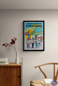 Adventures in Christiania Posters A-Series Posters Size: 61X43 CM