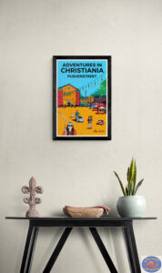 Adventures in Christiania Posters A-Series Posters Size: 61X43 CM