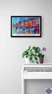 Copenhagen Posters B-Series Posters Size: 61X43 CM