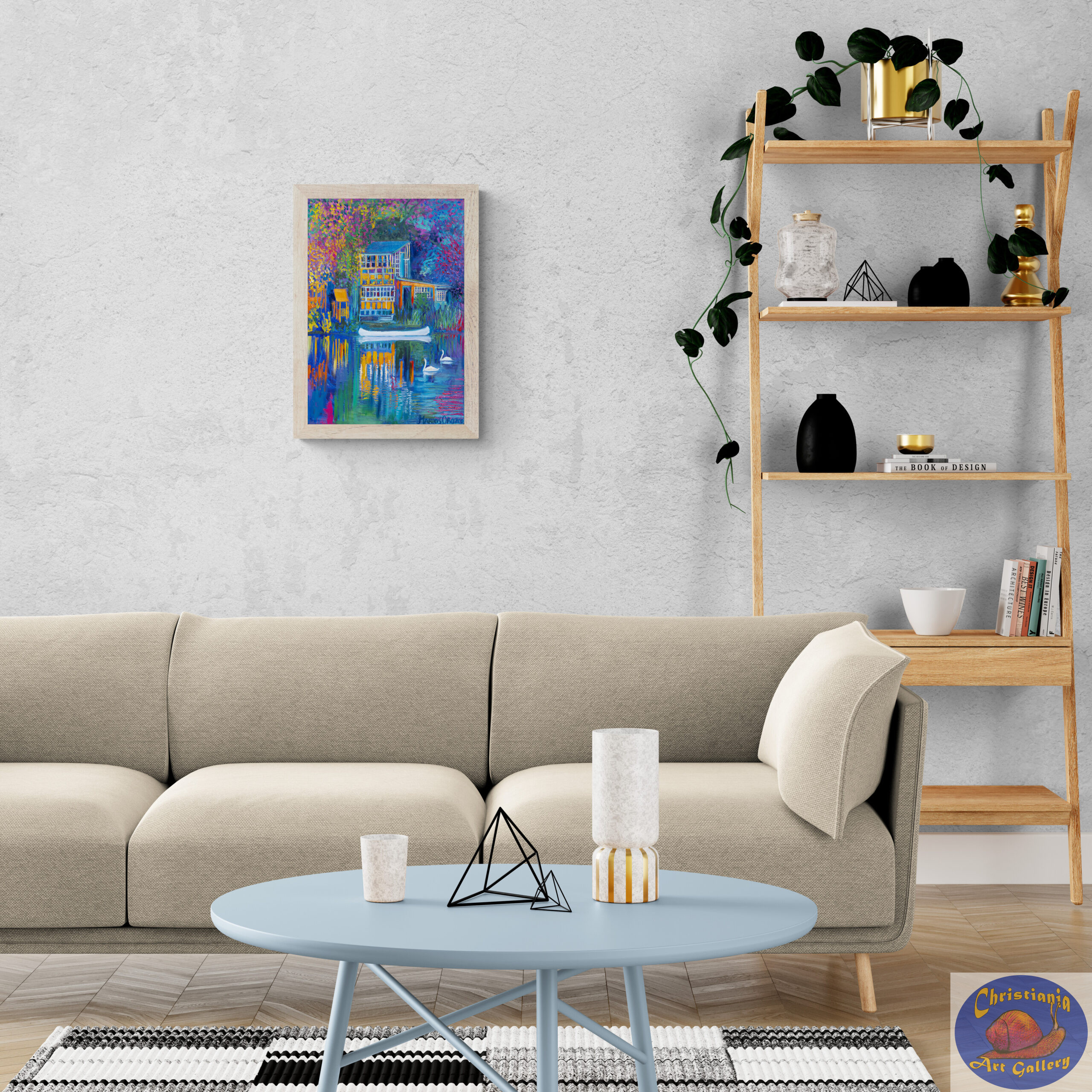 C3 Poster, Poster of the Windowhouse in Christiania by Marios Orozco