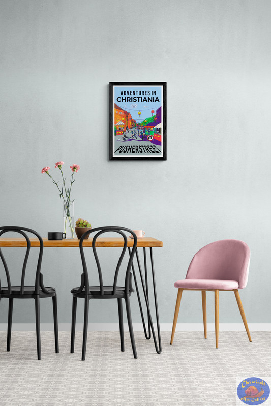 Adventures in Christiania Posters A-Series Posters Size: 61X43 CM