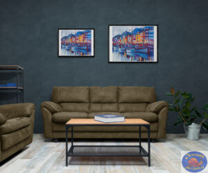 Cold Evening in Nyhavn Poster, Both sizes, Marios Orozco, Christiania Art Gallery in setting