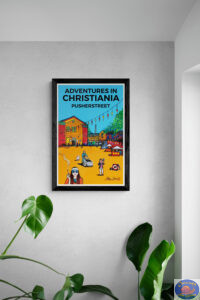 Adventures in Christiania Posters A-Series Posters Size: 61X43 CM