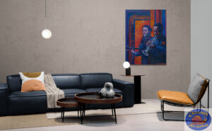 Franny & Dave, 100X135 CM, Oil on canvas, Marios Orozco, Christiania Art Gallery